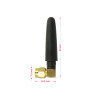Delock ISM 433 MHz Antenne SMA 1 dBi omnidirektional flexibel schwarz