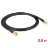 Delock Antennenkabel SMA Stecker - SMA Buchse CFD/RF200 0,9 m low loss