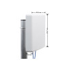 Delock LTE MIMO Antenne 2 x N Buchse 8 dBi direktional mit Anschlusskabel RG-402 37 cm outdoor beige