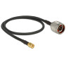 Delock Antennenkabel N Stecker - RP-SMA Stecker CFD200 0,5 m low loss
