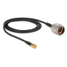 Delock Antennenkabel N Stecker - RP-SMA Stecker CFD200 1,0 m low loss