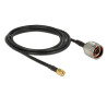 Delock Antennenkabel N Stecker - RP-SMA Stecker CFD200 2,0 m low loss