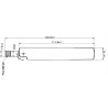 Delock ZigBee Antenne Multi Bluetooth, GSM, LTE, UMTS, WLAN IEEE 802.11 b/g/n RP-SMA 1 ~ 4,3 dBi omni Gelenk schwarz
