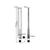 Delock LTE Antenne SMA Stecker 0 - 4 dBi omnidirektional drehbar mit Kippgelenk schwarz