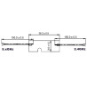 Delock WLAN 802.11 ac/a/h/b/g/n Doppelantenne 2 x I-PEX Inc., MHF® I Stecker 3 - 5 dBi 1.13 2 x 15 cm PCB intern Klebemontage