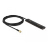 Delock LTE Antenne SMA 3 dBi omnidirektional starr schwarz Klebemontage