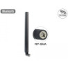Delock WLAN 802.11 ac/a/h/b/g/n Antenne RP-SMA Stecker 5,5 - 9 dBi omnidirektional mit Kippgelenk schwarz
