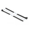 Delock Kabelbinder wiederverwendbar hitzebeständig L 300 x B 7,6 mm 100 Stück schwarz
