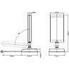 Delock LTE Antenne SMA Stecker 2 - 4 dBi omnidirektional mit magnetischem Standfuß und Anschlusskabel (ULA 100, 1 m) schwarz