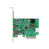 Delock PCI Express x4 Karte zu 1 x extern USB Type-C™ Buchse mit PD Funktion + 1 x extern USB Typ-A Buchse USB 10 Gbps