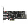 Delock PCI Express x4 Karte zu 4 x extern SuperSpeed USB 5 Gbps (USB 3.2 Gen 1) USB Typ-A Buchse Quad Channel - Low Profile Form