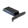 Delock PCI Express x4 Karte zu 1 x intern NVMe M.2 Key M mit Kühlkörper und RGB LED Beleuchtung - Low Profile Formfaktor