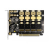 Delock PCI Express x16 Karte zu 4 x intern NVMe M.2 Key M - Bifurcation