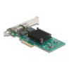 Delock PCI Express x4 Netzwerkkarte Gigabit LAN 2 x RJ45 i82576
