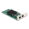 Delock PCI Express x4 Netzwerkkarte Gigabit LAN 2 x RJ45 i82576