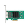 Delock PCI Express x4 Netzwerkkarte Gigabit LAN 2 x RJ45 i82576