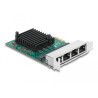 Delock PCI Express x1 Netzwerkkarte Gigabit LAN 4 x RJ45 RTL8111