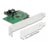 Delock PCI Express x4 Karte zu 1 x intern USB 10 Gbps Typ-E Key A 20 Pin Buchse