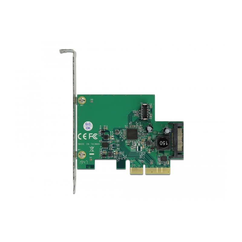 Delock PCI Express x4 Karte zu 1 x intern USB 10 Gbps Typ-E Key A 20 Pin Buchse