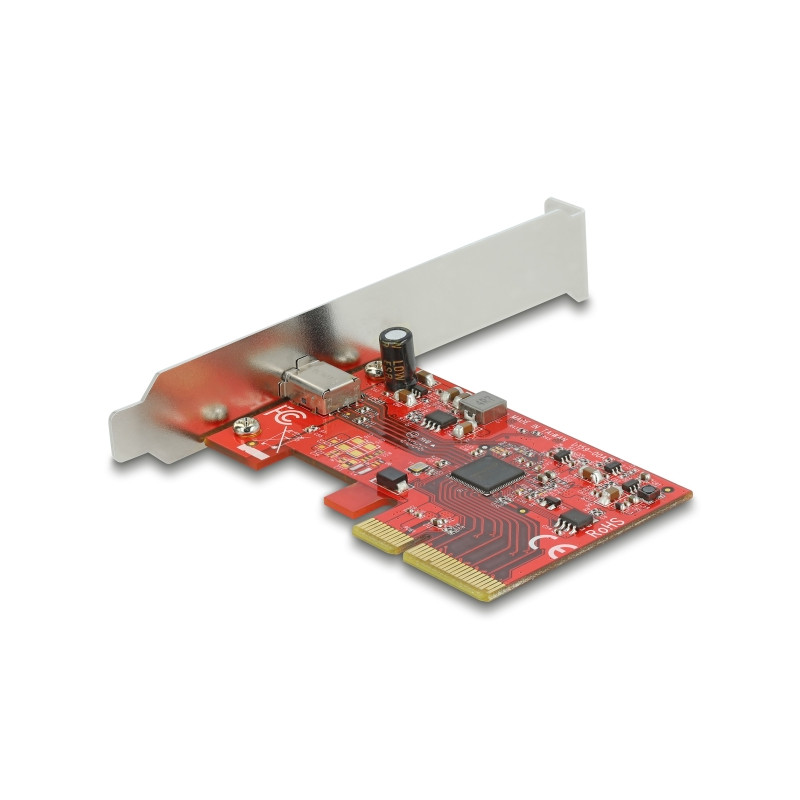 Delock PCI Express x4 Karte zu 1 x extern USB 20 Gbps USB Type-C™ Buchse - 3 A