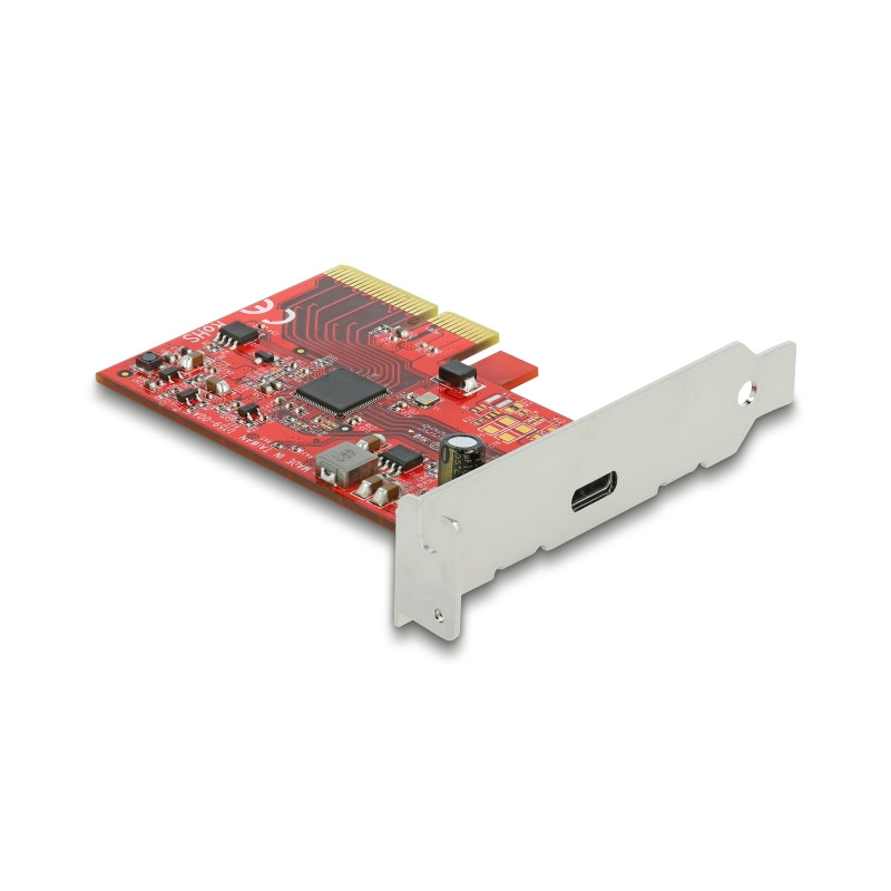 Delock PCI Express x4 Karte zu 1 x extern USB 20 Gbps USB Type-C™ Buchse - 3 A