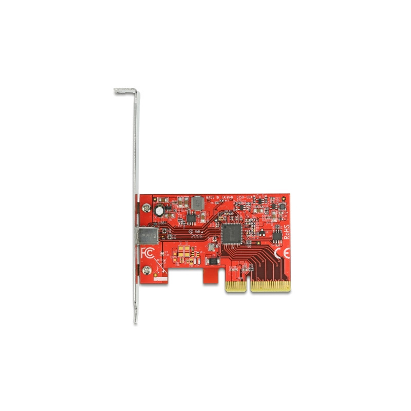 Delock PCI Express x4 Karte zu 1 x extern USB 20 Gbps USB Type-C™ Buchse - 3 A