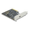 Delock PCI Express x4 Karte zu 1 x extern SuperSpeed USB 20 Gbps (USB 3.2 Gen 2x2) USB Type-C™ Buchse