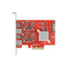 Delock PCI Express x4 Karte zu SuperSpeed USB 10 Gbps mit 2 x USB Typ-A und 2 x USB Type-C™ - Dual Channel