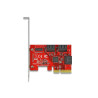 Delock 6 Port SATA PCI Express x4 Karte - Low Profile Formfaktor