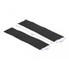 Delock Klettband selbstklebend mit Haft- und Flauschband L 5 m x B 50 mm schwarz