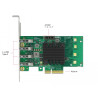 Delock PCI Express x4 Karte zu 4 x extern USB 5 Gbps Quad Channel - Low Profile Formfaktor