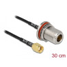 Delock Antennenkabel RP-SMA Stecker zu N Buchse RG-174 30 cm