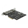 Delock PCI Express x4 Karte zu 2 x USB Type-C™ + 3 x USB Typ-A - SuperSpeed USB 10 Gbps