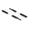 Delock Klett-Kabelbinder L 300 x B 12 mm schwarz 10 Stück