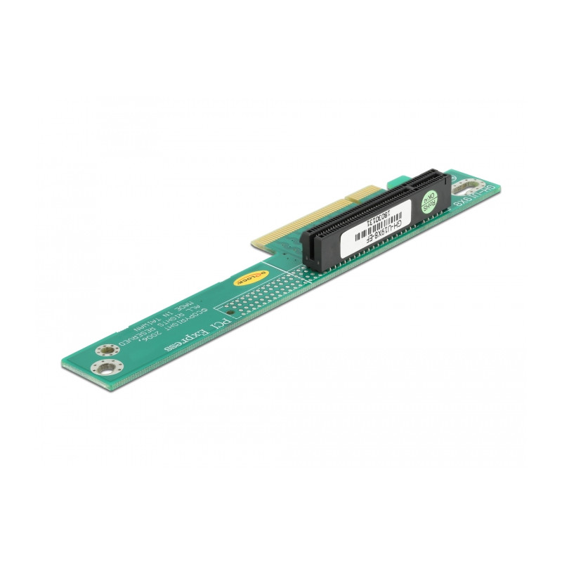 Delock Riser Karte PCI Express x8 - x8 90° links gewinkelt