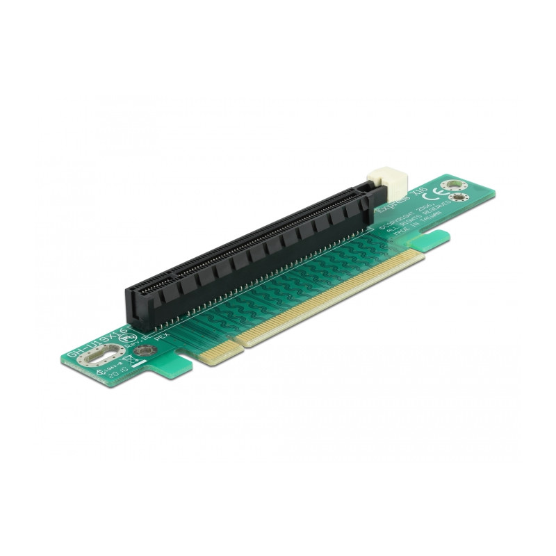Delock Riser Karte PCI Express x16 - x16 90° links gewinkelt