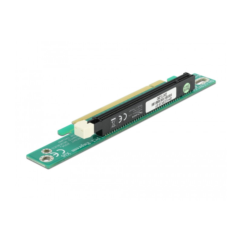 Delock Riser Karte PCI Express x16 - x16 90° links gewinkelt