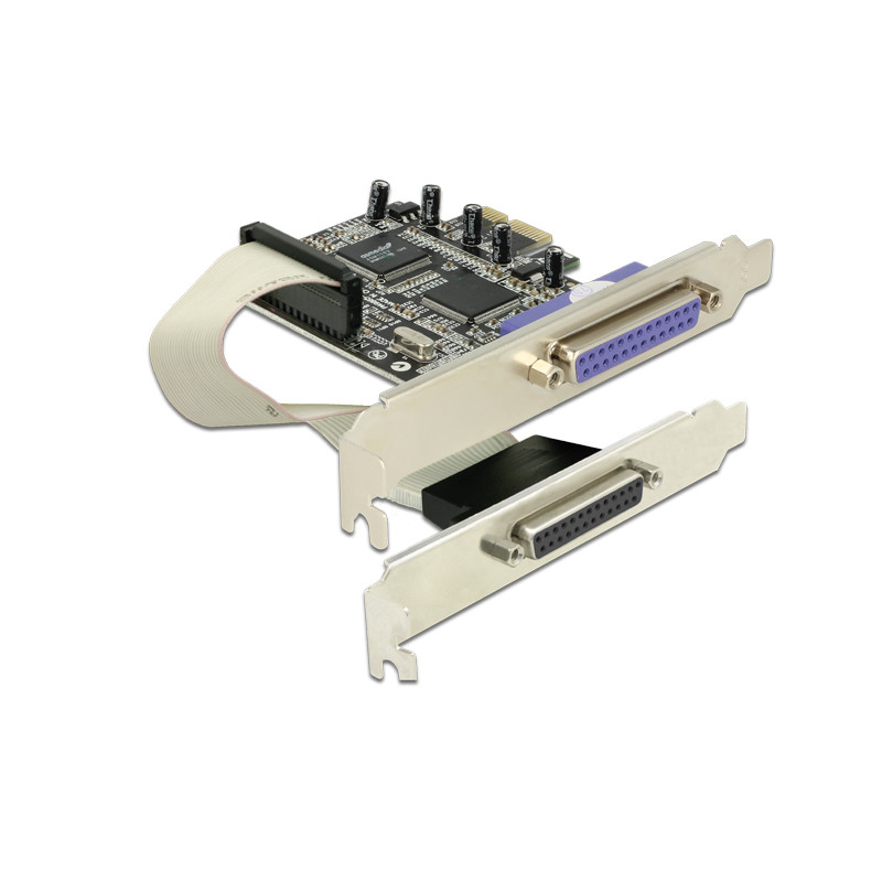 Delock PCI Express x1 Karte zu 2 x Parallel