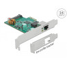 Delock PCI Express x1 Netzwerkkarte 2,5 Gigabit LAN 1 x RJ45 mit PoE+ RTL8125