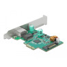 Delock PCI Express x1 Netzwerkkarte 2,5 Gigabit LAN 1 x RJ45 mit PoE+ RTL8125