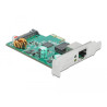 Delock PCI Express x1 Netzwerkkarte 2,5 Gigabit LAN 1 x RJ45 mit PoE+ RTL8125