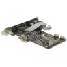 Delock PCI Express x1 Karte zu 4 x Seriell, 1 x Parallel