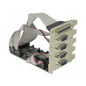 Delock PCI Express x1 Karte zu 4 x Seriell, 1 x Parallel