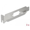 Delock PCI Express x1 Karte zu 4 x Seriell, 1 x Parallel