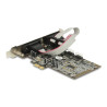 Delock PCI Express x1 Karte zu 4 x Seriell RS-232 mit Standard und Low Profile Slotblenden