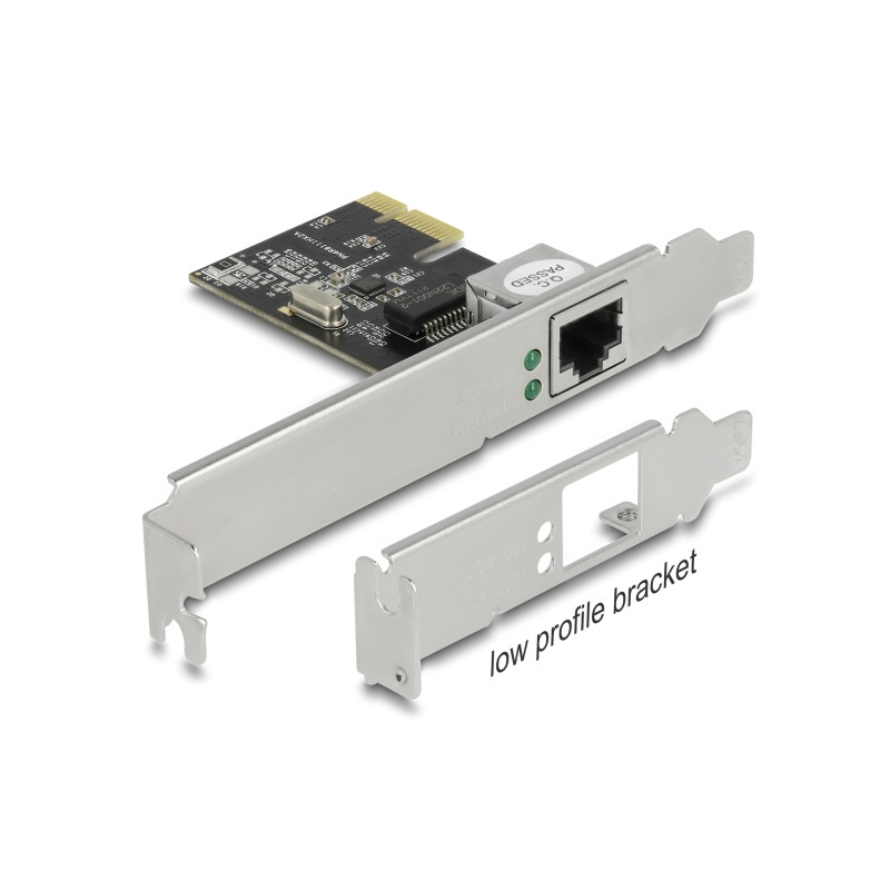 Delock PCI Express x1 Netzwerkkarte Gigabit LAN 1 x RJ45 RTL8111