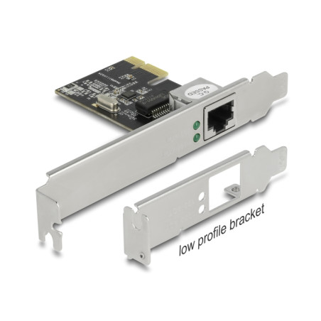 Delock PCI Express x1 Netzwerkkarte Gigabit LAN 1 x RJ45 RTL8111
