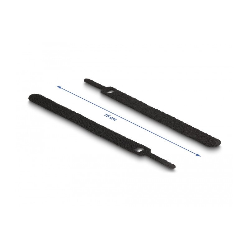 Delock Klett-Kabelbinder L 150 x B 12 mm farbig Set 10 Stück
