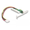 Delock Riser Karte PCI Express x1 zu 1 x PCI 32 Bit 5 V Slot