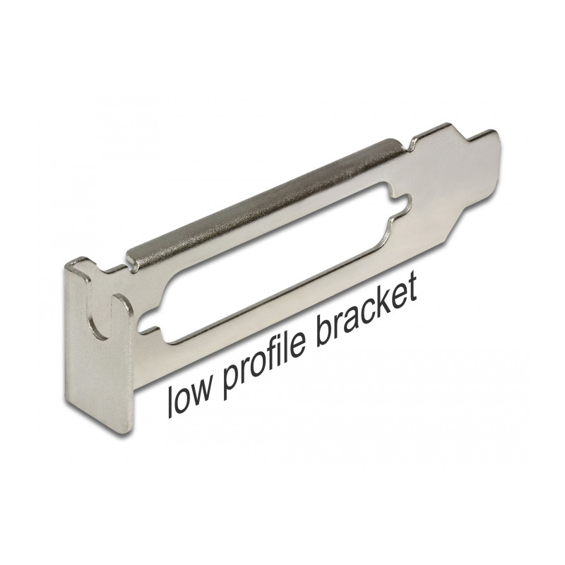 Delock Low Profile Slotblech mit D-Sub 25 Öffnung
